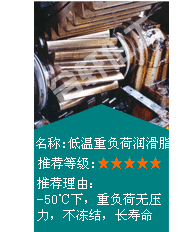 長沙合軒化工推薦—重負荷工況用油脂推薦—低溫重負荷潤滑脂