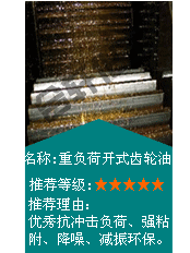 長沙合軒化工推薦—重負荷工況用油脂推薦—重負荷開式齒輪油